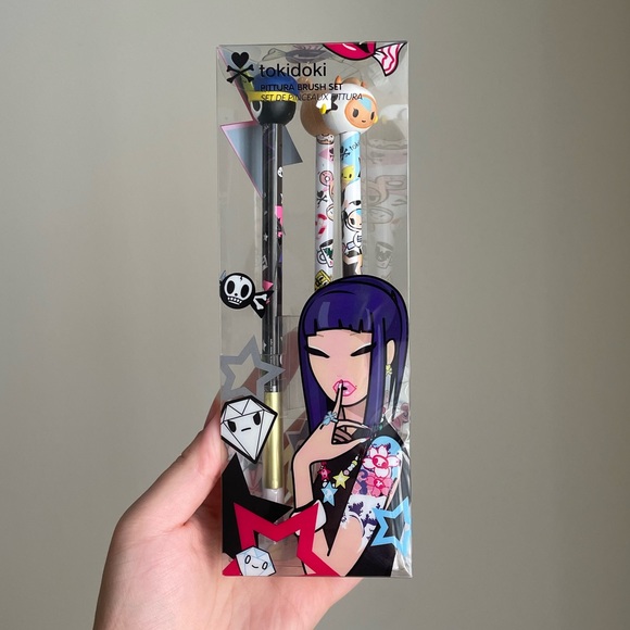 🌟SALE🌟 BNIB Tokidoki x Sephora Pittura Brush Set, Multicolour - Picture 2 of 8